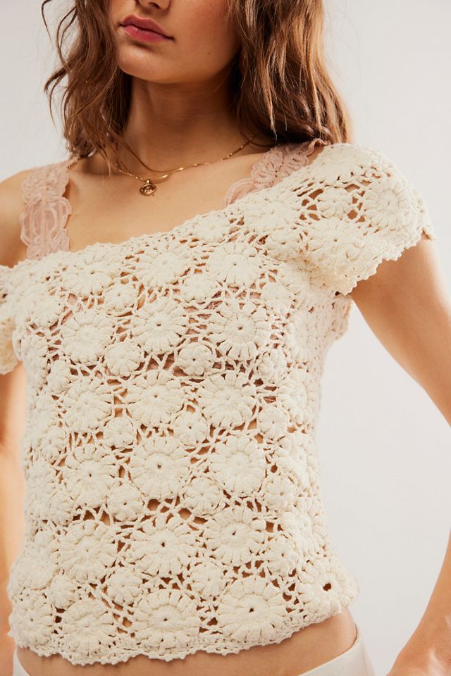 We The Free Alicia Crochet Jumper #7