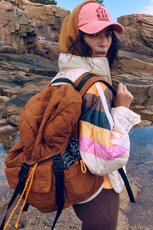 Summit Backpack At Free People In Toffee