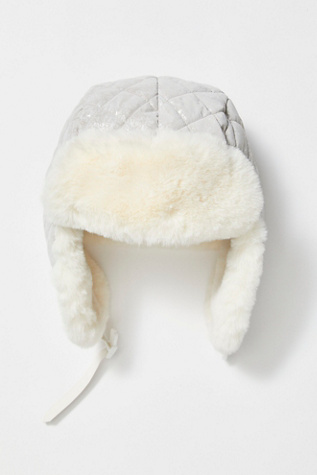 Movement Printed Quilted Trapper Hat | Free People display picture 1
