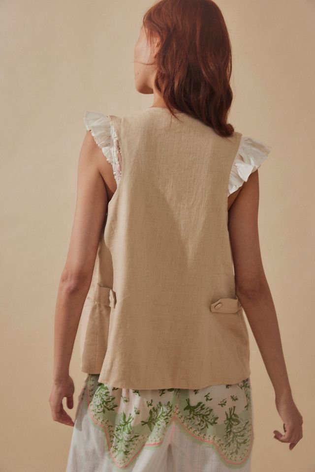 Millie Linen Waistcoat #2