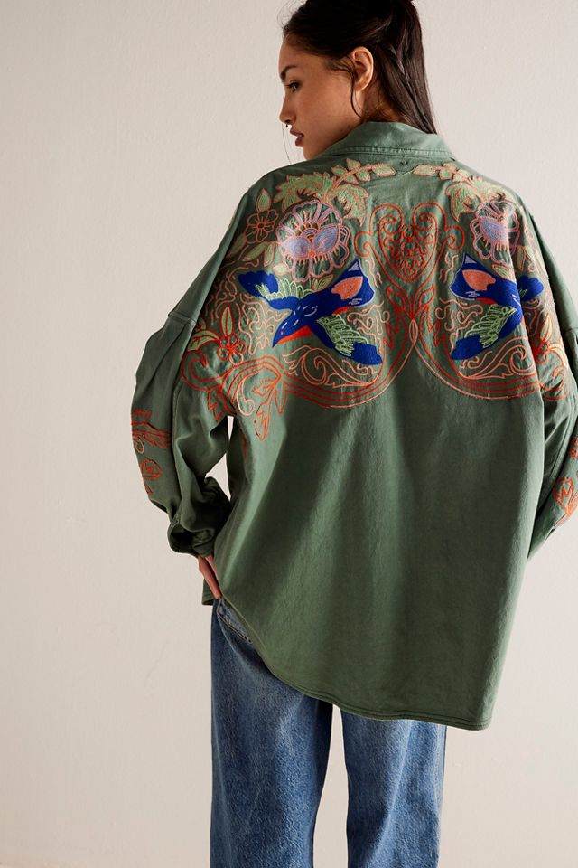 Take Flight Embroidered S/S Boy Bubble main image 0