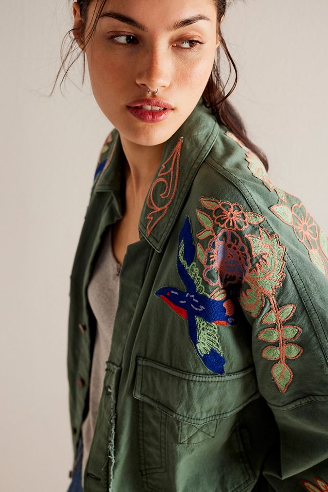 Take Flight Embroidered Footie main image 0