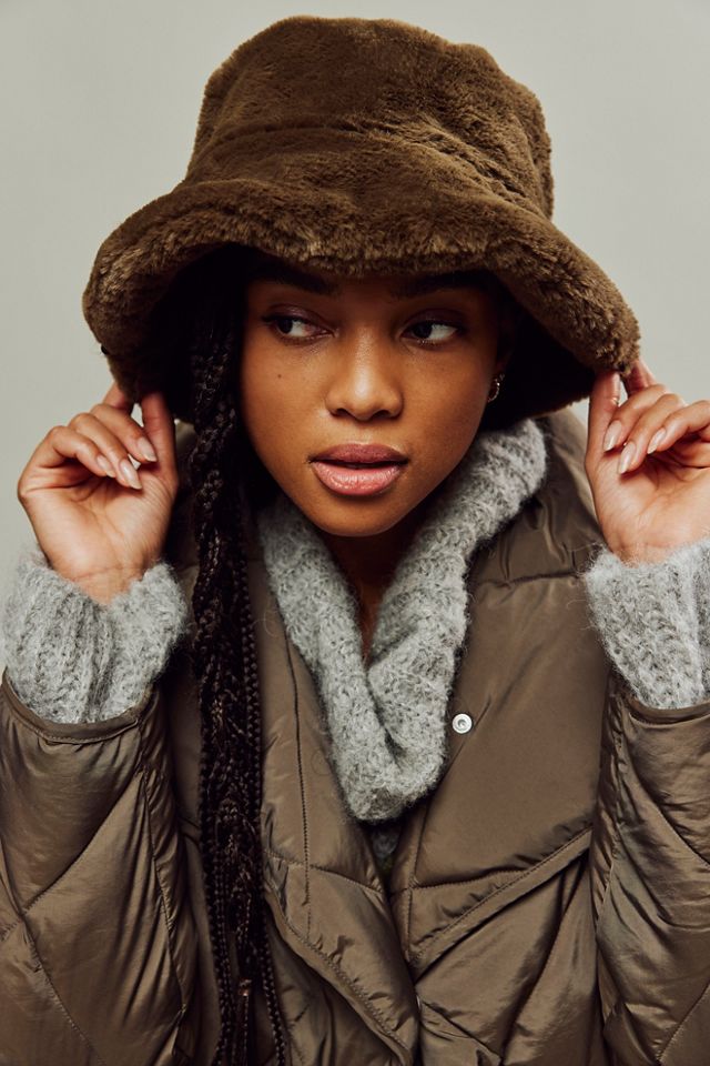 Faux Fur Cowboy Hat #1