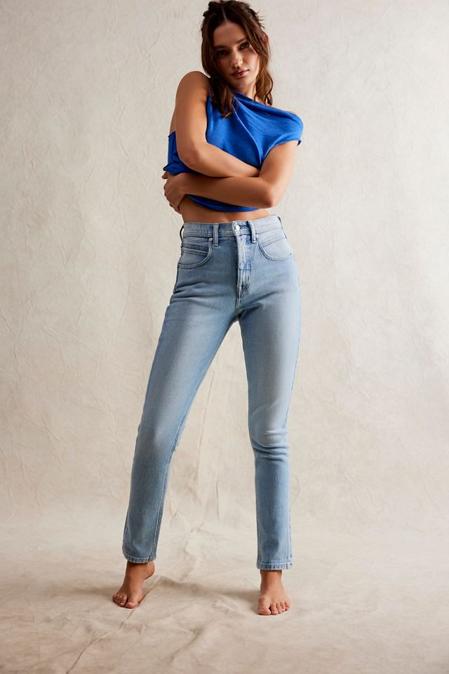 We The Free Leila High-Rise Leggy Slim Jeans | Free People