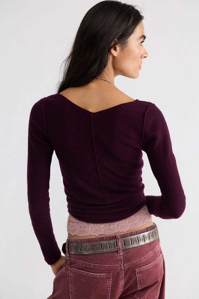 Cashmere Reversible Wrap Jumper #2