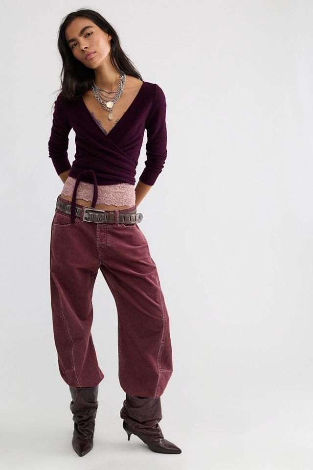 Cashmere Reversible Wrap Jumper #4