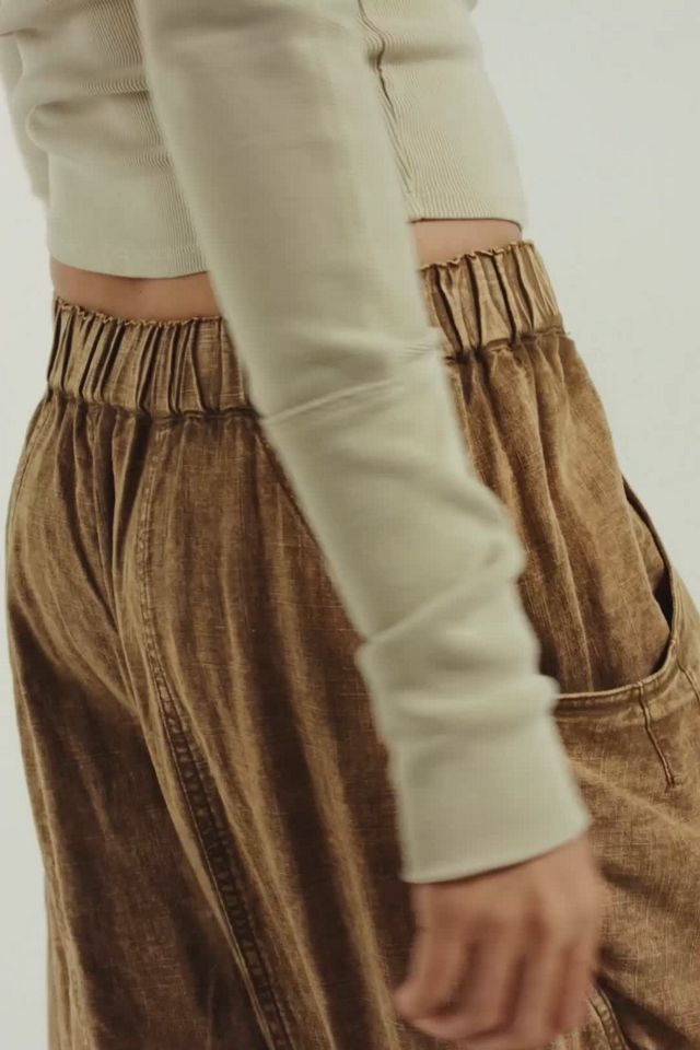 FREE PEOPLE - High Road Pull On Barrel Pants