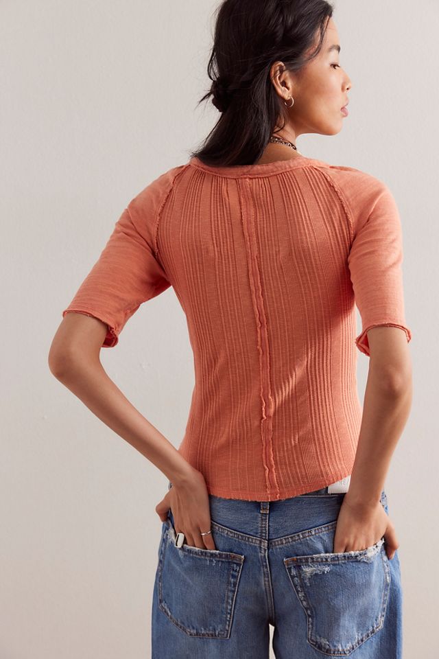 Free People Jessie Eyelet Tee
