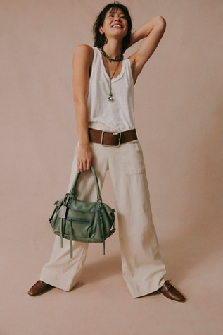 We The Free Breezy Denim Pull-On Jeans at Free People in White, Size: XL