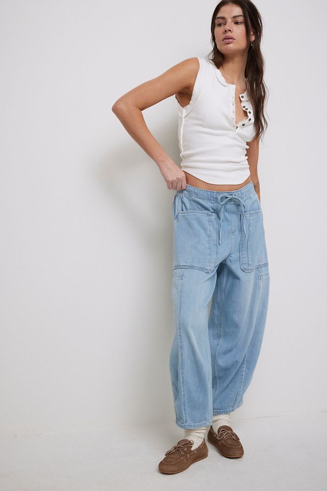 We The Free Silverton Pull-On Barrel Jeans #3