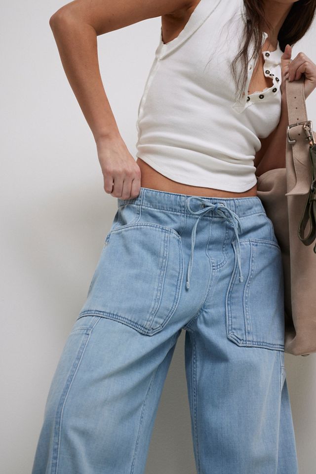 We The Free Silverton Pull-On Barrel Jeans #1