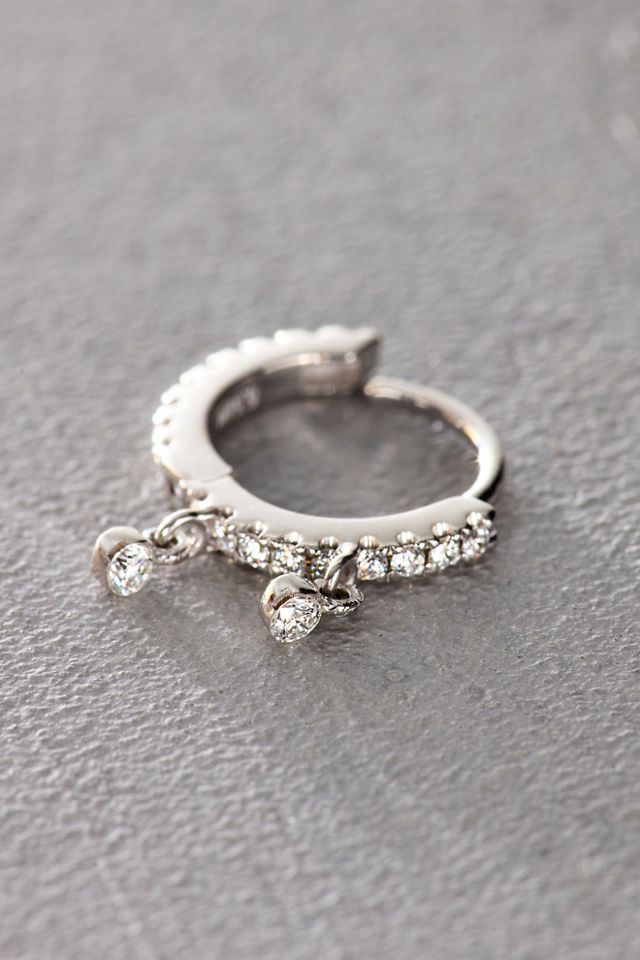 Maria Tash Diamond Eternity Double Dangle Single Earring #1