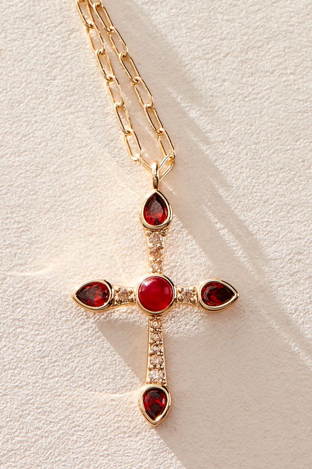 Joy Dravecky Camille Cross Necklace #1