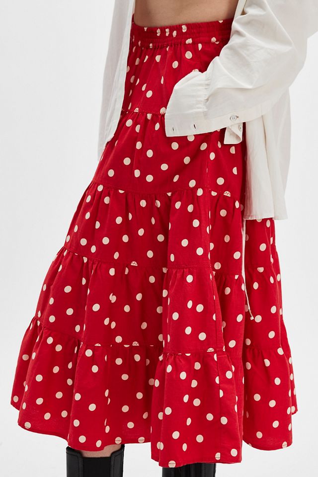 In Full Swing Printed Midi Skirt #2