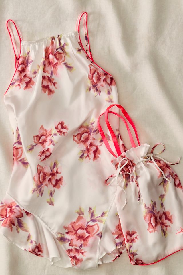 Combishort de nuit Bright Blooms #1