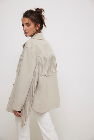 We The Free Fringe Out Suede Jacket
