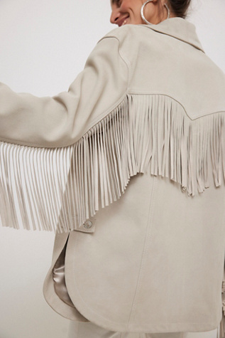 We The Free Fringe Out Suede Jacket - thumbnail 6