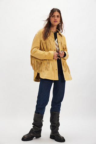 We The Free Fringe Out Suede Jacket - thumbnail 3