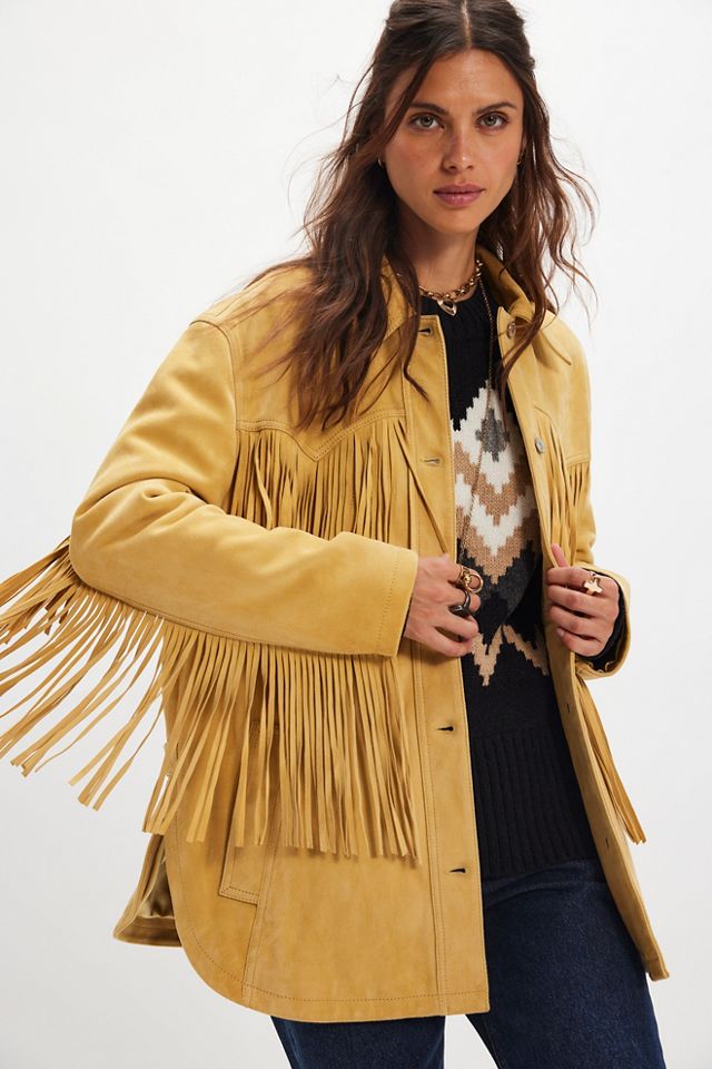 Veste en daim à franges We The Free #3