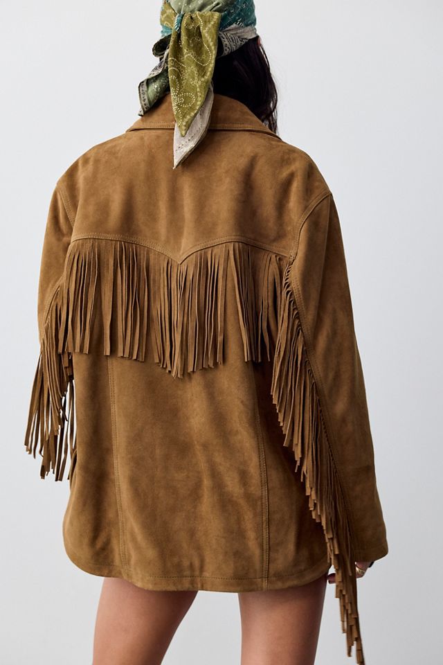 We The Free Fringe Out Suede Jacket #1