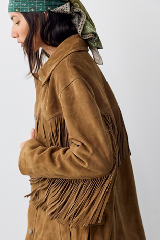We The Free Fringe Out Suede Jacket