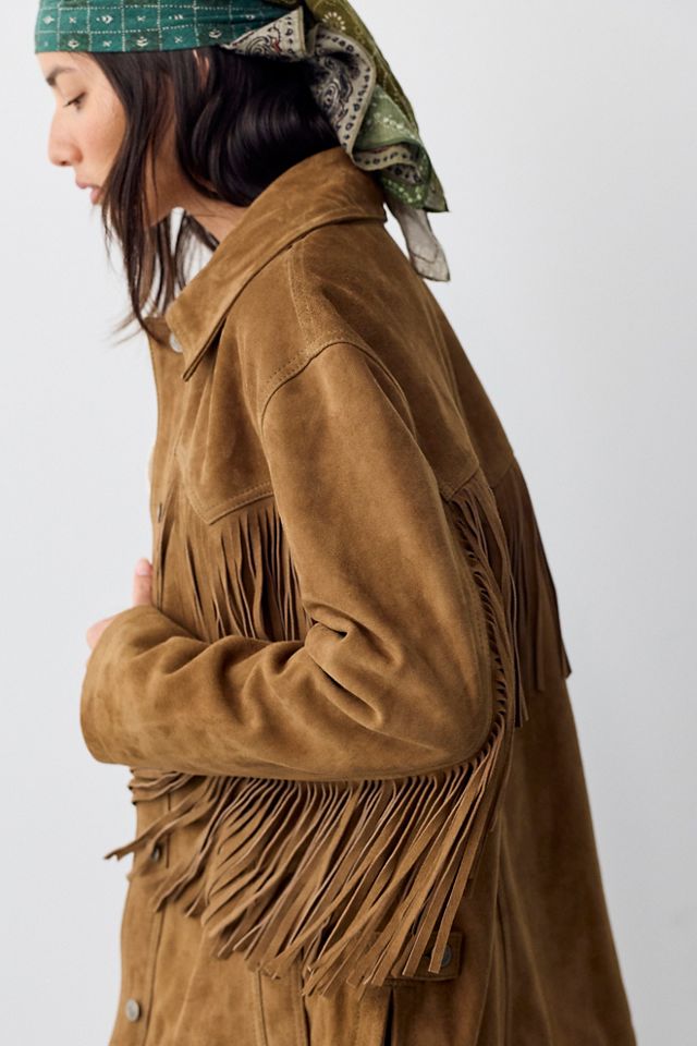 We The Free Fringe Out Suede Jacket #3