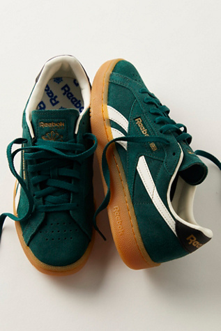 Reebok Club C Grounds Sneakers At Free People In Collegiate Green/Black, Size: US 6.5 M