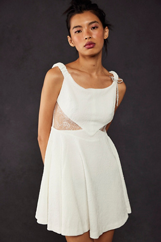 halter mini summer dress Anya Linen Halter Mini Dress / Oat Marle | MESHKI