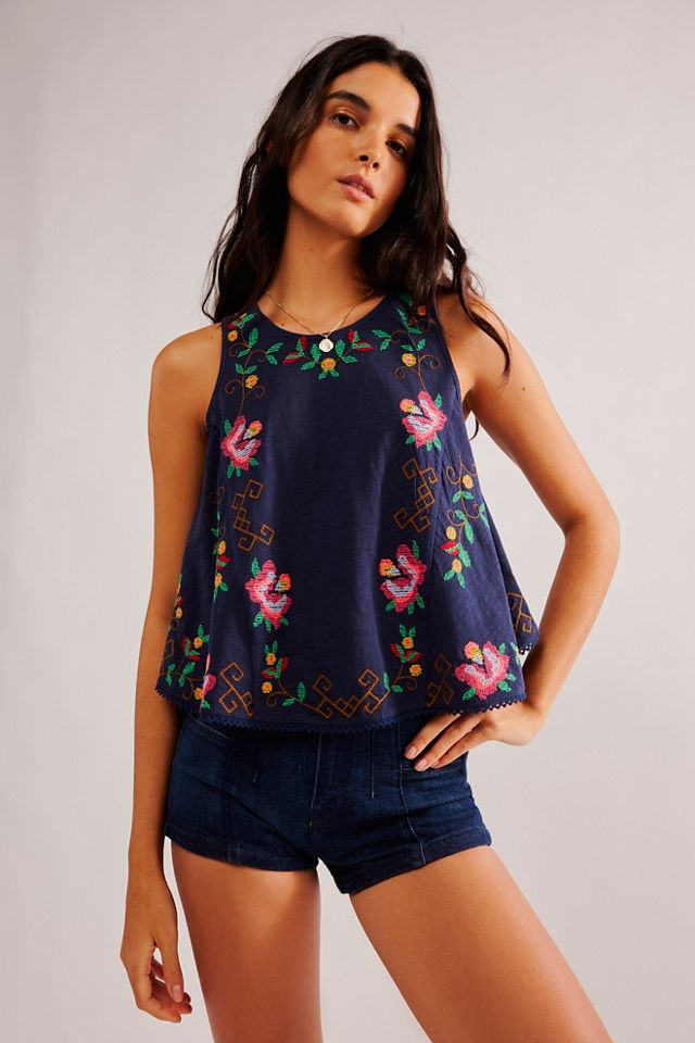Fun And Flirty Embroidered Top