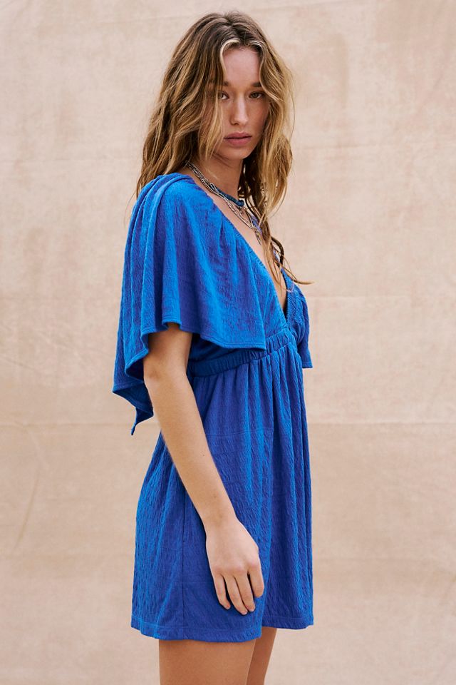 Free people sales blue romper