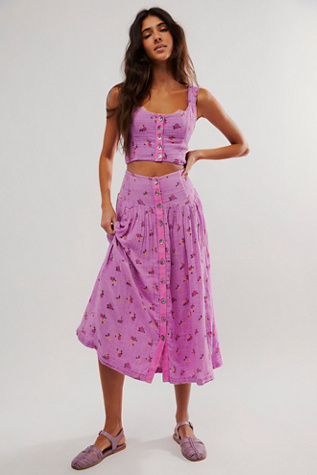 Iris CorCo-Ord Co-Ord at Free People in Sky Combo Orchid Overdye, Size: XS