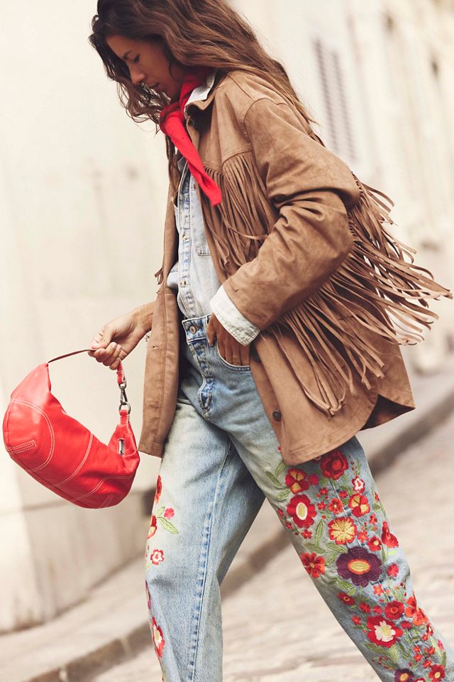 Free people fringe jacket sale