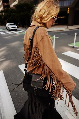 Oval Square Osrocker Leather Bomber Jacket | Free People