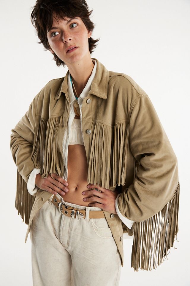 Free People ★ Fringe Out Vegan Suede Jacket We The Free Fringe Out Vegan Suede Jacket | Free People