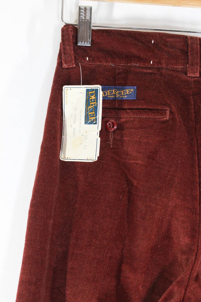 1970s Deadstock High-Waist Corduroy Pants Selected By Moons