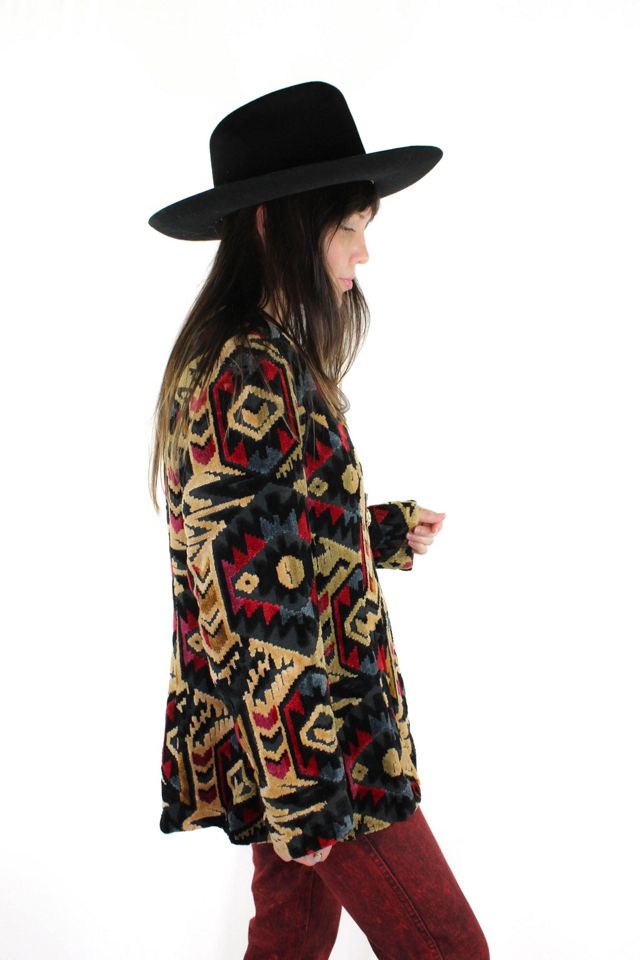 1960s Southwestern Tapestry Carpet Jacket Selected By Moons + Junes Vintage #2
