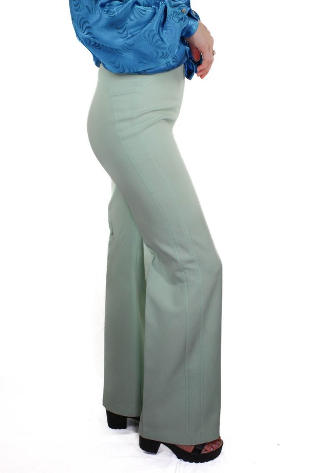 Disco 60s 70s Retro Bell Bottoms Flared Trousers