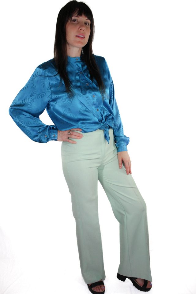 1960s Disco Wide Leg Pants Selected By Moons + Junes Vintage #3
