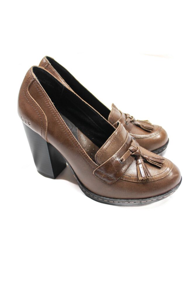 Vintage cheap leather loafers