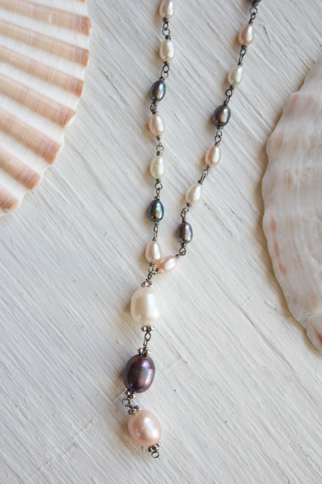 Vintage Cultured Pearl Necklace Selected By Moons + Junes Vintage #3