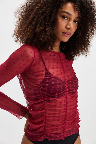 Most Likely Layering Top by Intimately at Free People in Glass Roses, Size: Small