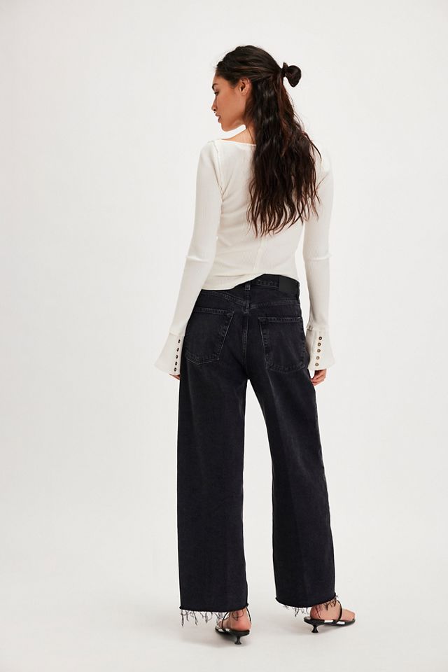 Citizens of Humanity Ayla Raw Hem Crop Jeans