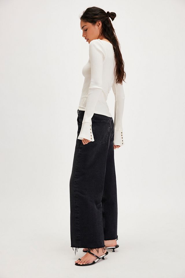 Citizens of Humanity Ayla Raw Hem Crop Jeans