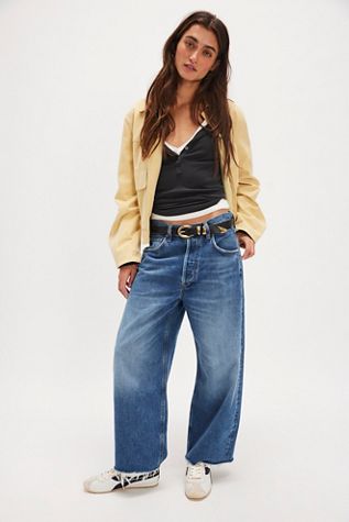 Citizens of Humanity Ayla Raw Hem Crop Jeans