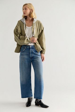 Citizens of Humanity Ayla Raw Hem Crop Jeans