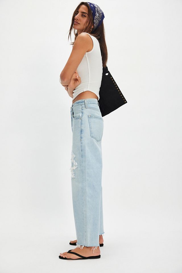 Citizens of Humanity Ayla Raw Hem Crop Jeans | Free People