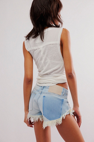 OneTeaspoon Dukes Low-Waist Denim Shorts