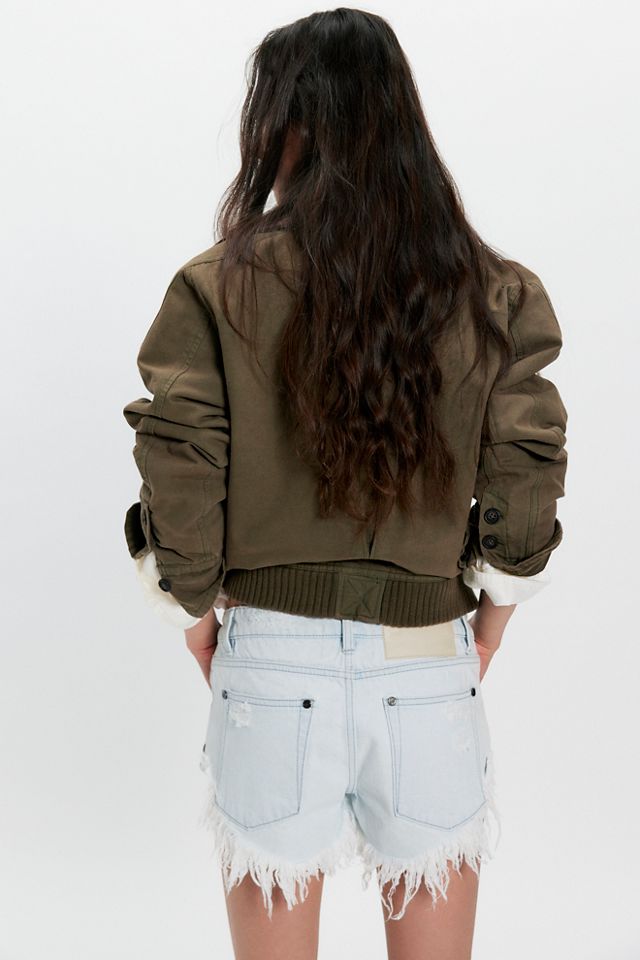 OneTeaspoon Dukes Low-Waist Denim Shorts #1