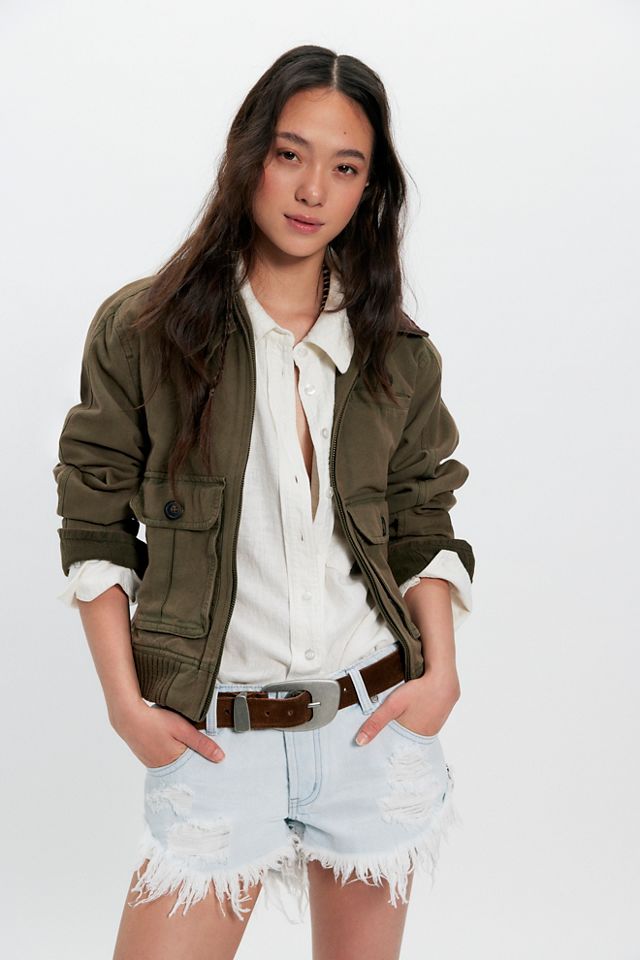 OneTeaspoon Dukes Low-Waist Denim Shorts #2