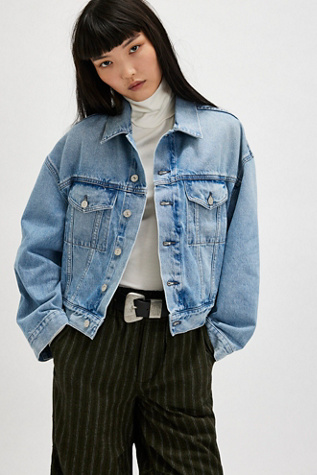 CITIZENS OF HUMANITY　QUIRA PUFF JACKET Blue Quira Puff Denim Jacket by Citizens of Humanity on Sale
